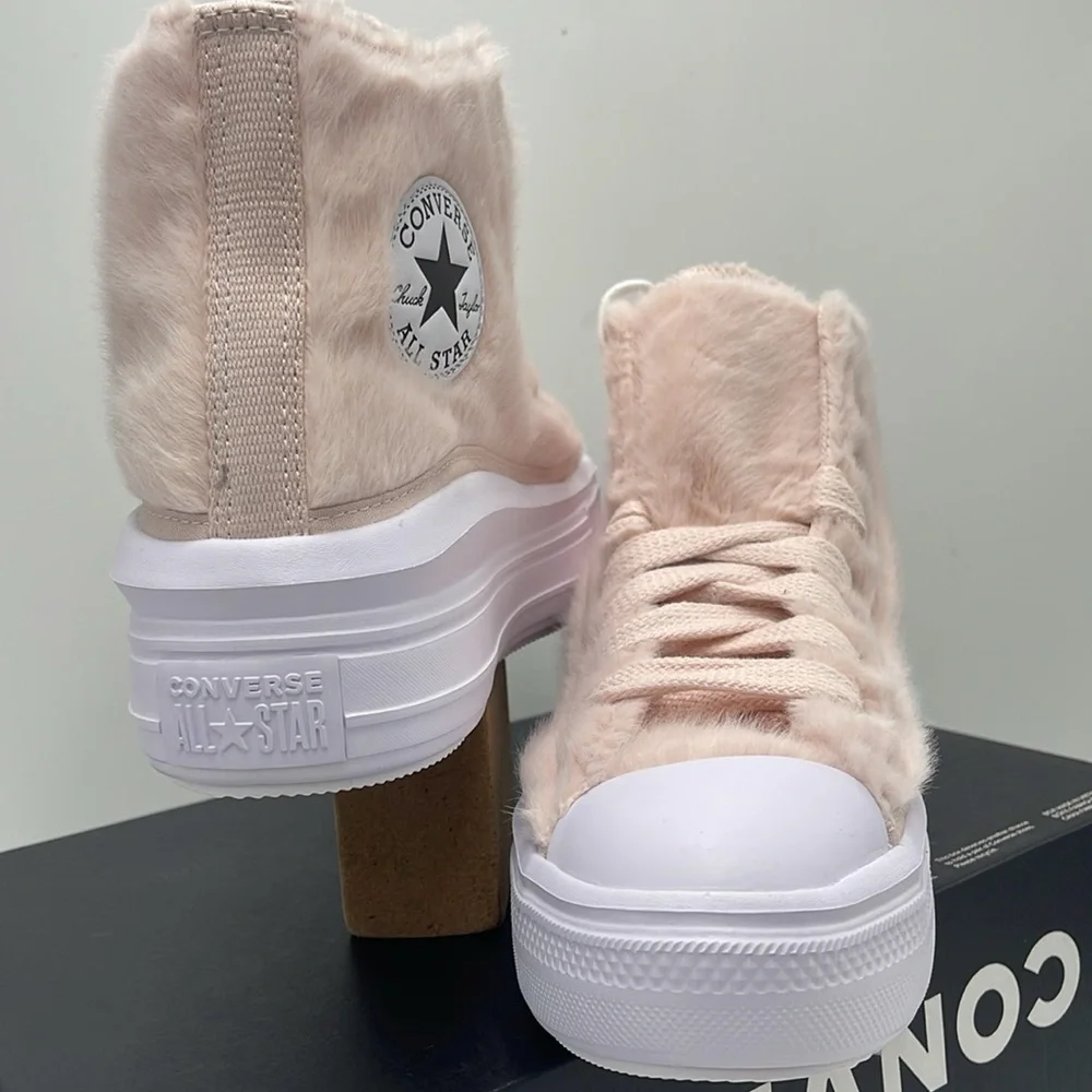 Converse WMNS Platform Sneakers High-Top A13383C TAS MOVE HI BLUSH HUSH/WHITE/BL